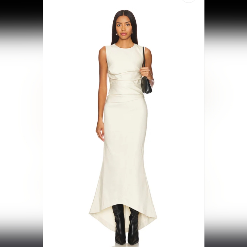 Camila Coelho Cream Maxi Dress